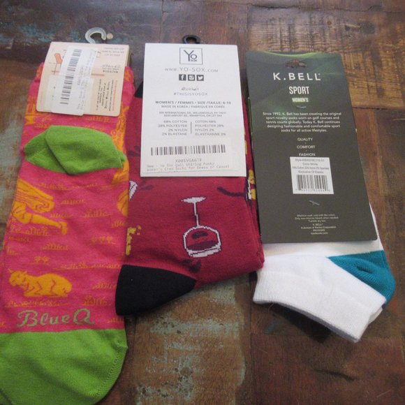 WOMEN KICK ASS - LITERALLY SOCKS - Picture 2 of 4